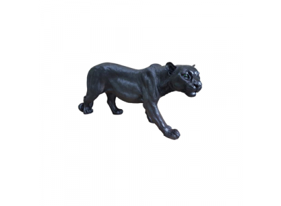 Statue décorative de panthère africaine Figures de jardin Statues 85cm Taille réelle