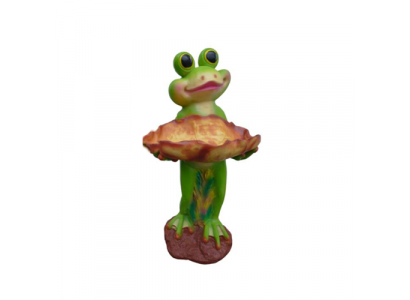 Conception moderne grenouille animal de jardin de 65 cm décoration sculpture décorative verte nouvelle