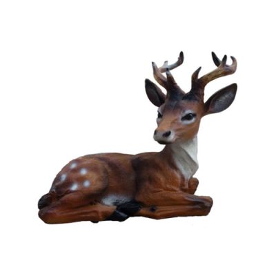 Figure de cerf Statue Statues Figures Décoration de jardin Sculpture Décoration 45 cm nouveau