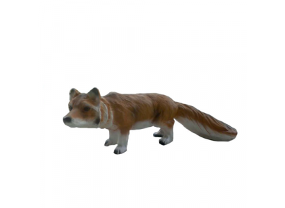 Décoration Jardin Figures en Plastique Peintes à la Main Statue Renard 35cm Statues
