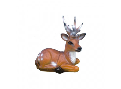 Figure de cerf en forêt Statue Décoration de jardin Sculpture Sculptures décoratives