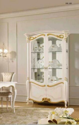 Vitrine élégante Armoire de présentation Vitrine Salon Verre neuf Armoire en verre Armoires neuves