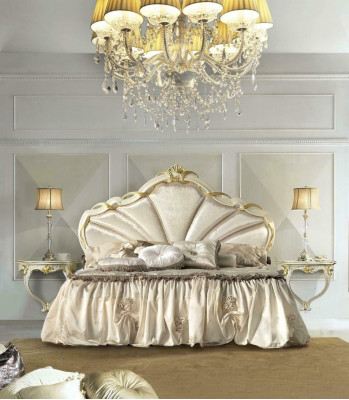 Cadres de lit classiques - Lit double 180x200cm - Baroque Rococo Italie