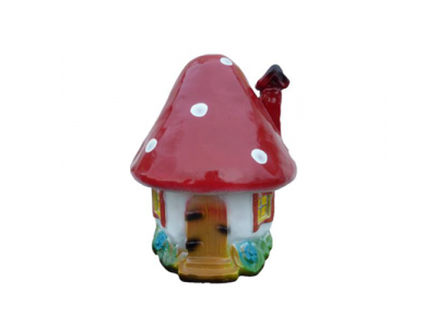Sculpture Maison Champignon Statue Figures Jardin 44cm Statues Sculptures Figure nouveau
