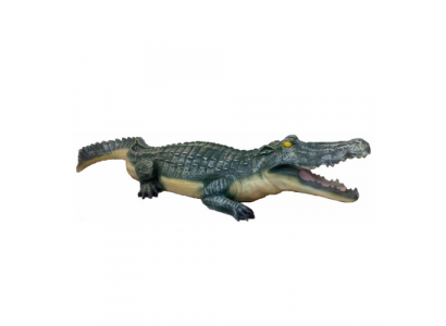 Statue décorative Statues de jardin Figures 50cm Statue de crocodile en plastique nouvel animal