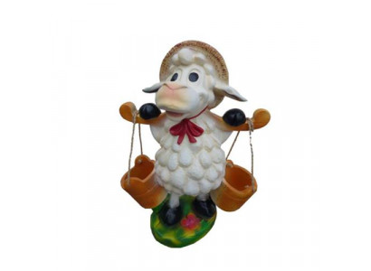 Conception moderne agneau animal de jardin à partir de 40 cm décoration sculpture décorative