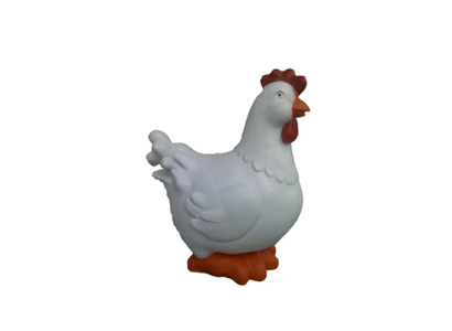 Décoration Jardin Figurines en Plastique Peintes à la Main Statue de Poule Drôle 42cm Nouvelle