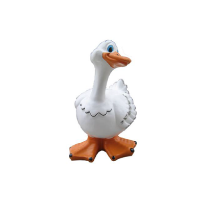 Décoration Jardin Figurines en Plastique Peintes à la Main Statue Canard Amusant 35cm nouveau