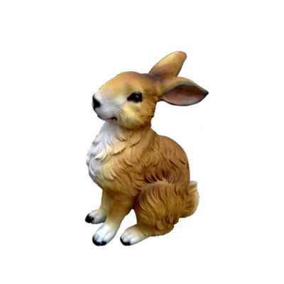 Statue décorative de lapin Figurines de jardin Statues 38cm Statue grandeur nature Plastique nouvelle