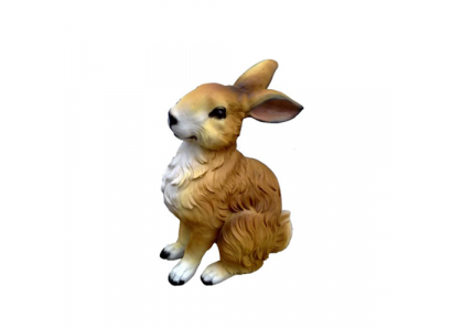 Statue décorative de lapin Figurines de jardin Statues 38cm Statue grandeur nature Plastique nouvelle