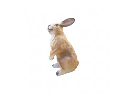 Statue décorative de lapin Figurines de jardin Statues 37cm Figurine grandeur nature Plastique nouveau