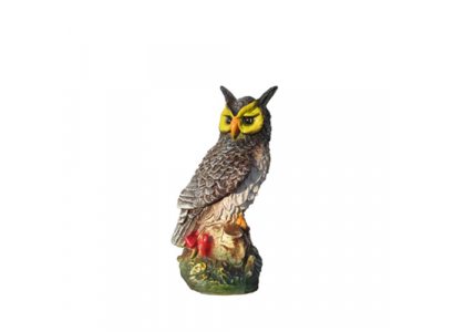 Figurine de chouette oiseau statue décoration de jardin sculpture sculptures décoratives