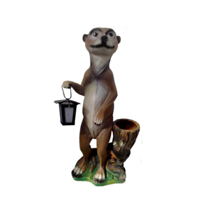 Figurine de suricate Statue Décoration de jardin Sculpture Sculptures décoratives