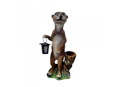 Figurine de suricate Statue Décoration de jardin Sculpture Sculptures décoratives