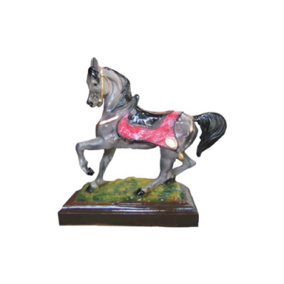 Figures de chevaux statues abstraites modernes colorées peintes nouvelles statues de 42 cm