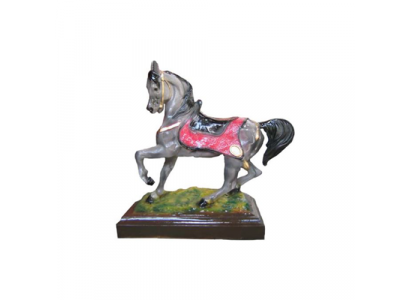 Figures de chevaux statues abstraites modernes colorées peintes nouvelles statues de 42 cm
