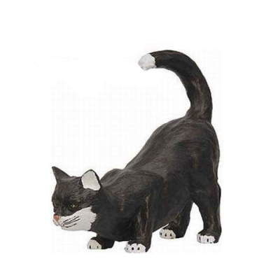 Chats 40cm Figur Statue Garten Dekoration Skulptur Dekorative Skulpturen