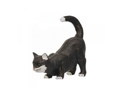 Chats 40cm Figur Statue Garten Dekoration Skulptur Dekorative Skulpturen