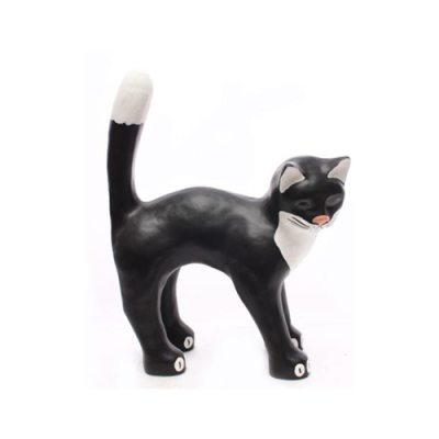 Chats 40cm Figurine Statue Décoration de Jardin Sculpture Sculptures Décoratives