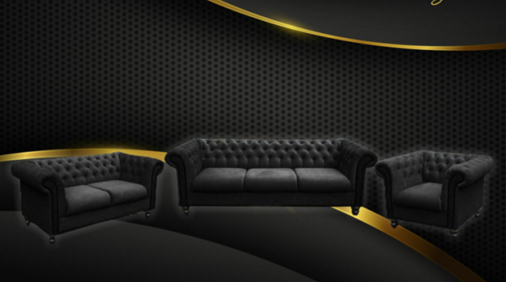 Ensemble de canapé Chesterfield Design Mobilier de salon Canapé 3-2-1 Places Canapés canapés