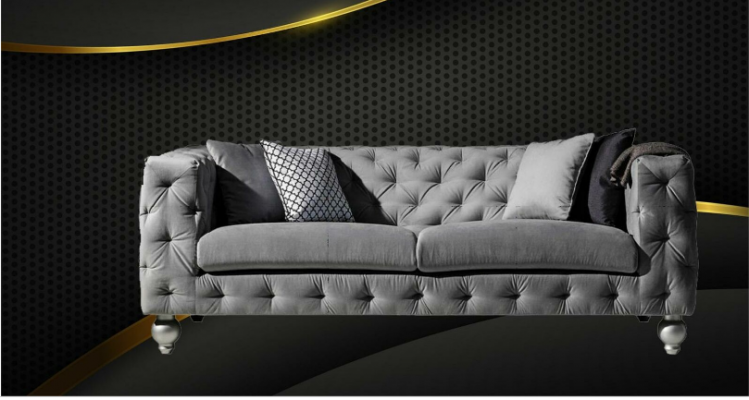 Suite complète de canapés en textile pour 32 personnes, design moderne pour salon