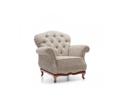 Chesterfield Fauteuil 1 Place Canapé Fauteuil Fauteuil Revêtement Siège Mobilier Tissu Textile