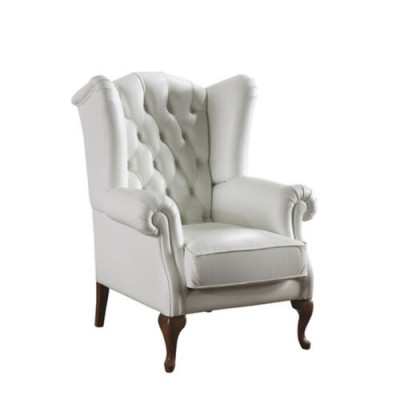 Fauteuil wing en cuir, place unique, canapé Chesterfield, canapé, meubles rembourrés neufs