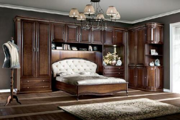 Lit Chambre Chambre royale + Armoire haute Armoire neuve Verona IV