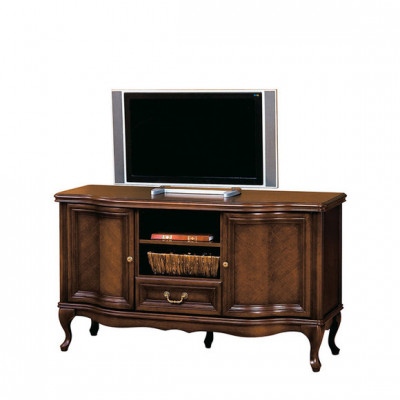 4 pièces ensemble de meubles de salon Style italien Commode Vitrine Meuble TV Chippendale