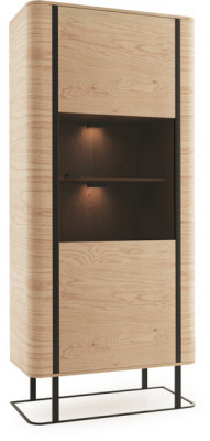 Ensemble de meubles de salon de haute qualité Vitrine + Table à manger + Buffet Commode