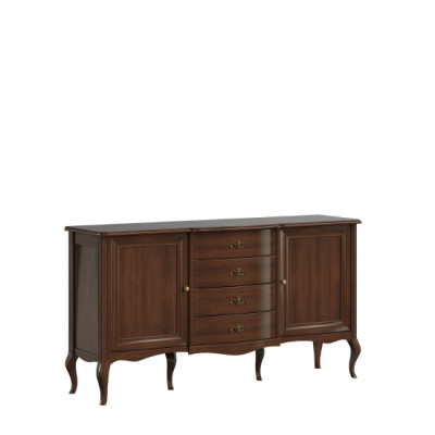 Set de salon Vitrine Meuble télé Table basse Commode Mobilier de style italien classique