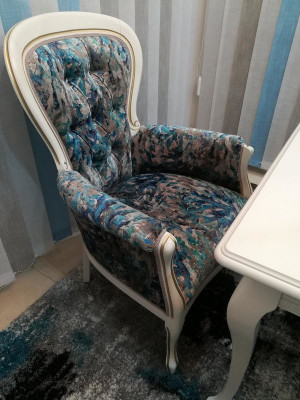 Table à manger designer Chaises Fauteuils de siège Ensemble Table + 4 chaises Salle à manger