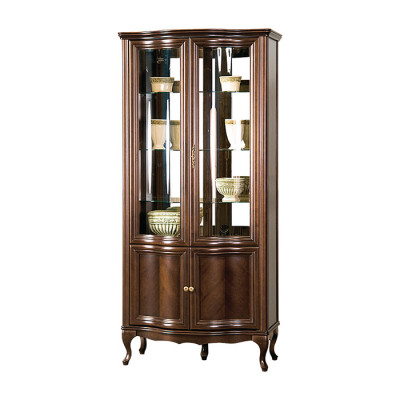 Vitrine classique Armoire Italienne de meubles vitrine W-W2L.