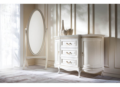 Classique chambre de maquillage avec miroir debout et commode - Verona