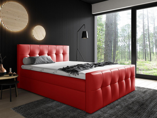 Lit Boxspring Chambre Lits 200x200 Lit rembourré Design Double Mobilier d'hôtel
