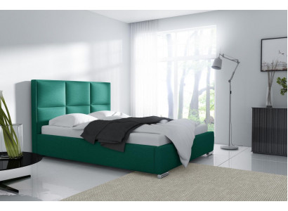 Lit Châssis de lit Vert Double Hôtel Chambre de lit Lits Mobilier Ameublement Design