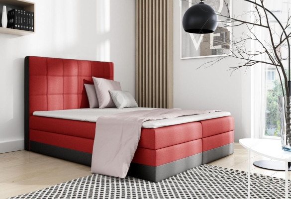 Lit double design Boxspring pour hôtel moderne chambre lit sommier rembourré