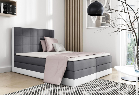 Lit double design Boxspring pour hôtel moderne chambre lit sommier rembourré