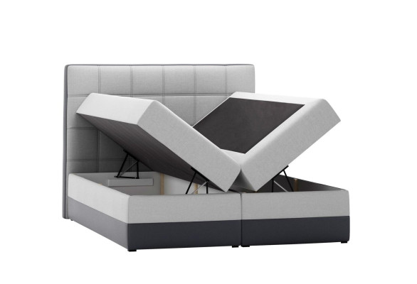 Lit double design Boxspring pour hôtel moderne chambre lit sommier rembourré