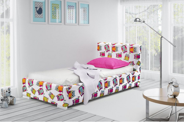 Lit de jeunesse Lit d'enfants Design pour enfants Lit Moderne Lit pour chambre d'enfants Lit de 90 cm base de lit neuve