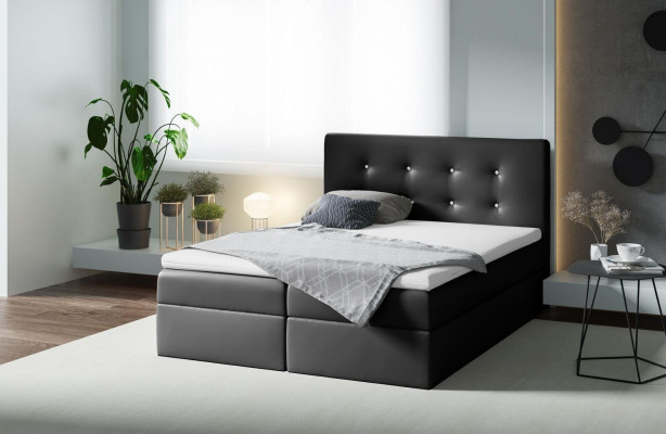 Lit boxspring double Mobilier d'hôtel Lits Chambre Meubles grands 200x200