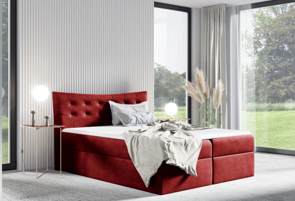 lit sommier boîte de printemps lit Chambre Rembourrage Conception Double Hôtel 180x200