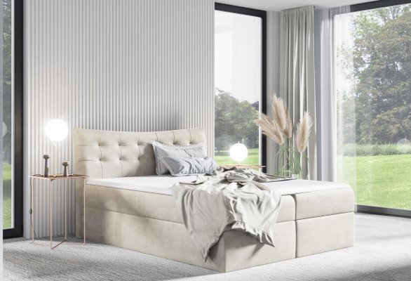 lit sommier boîte de printemps lit Chambre Rembourrage Conception Double Hôtel 180x200