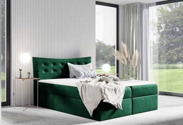 lit sommier boîte de printemps lit Chambre Rembourrage Conception Double Hôtel 180x200