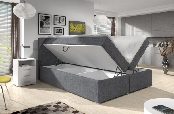 Lit rembourré Lits Lit Rembourrage lit boîte design lit double hôtel de luxe design