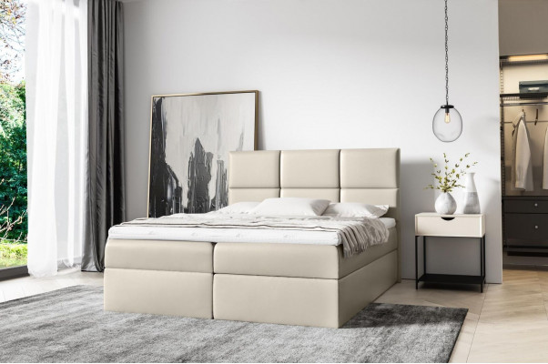 Lit double moderne pour hôtel design sommier tapissé 160x200 lit boîte lit meubles