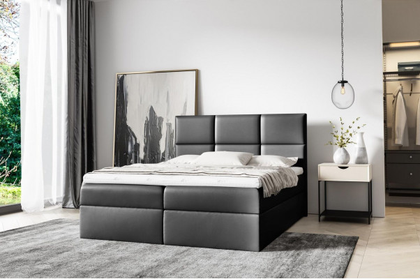 Lit double moderne pour hôtel design sommier tapissé 160x200 lit boîte lit meubles