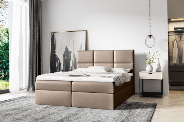 Lit double moderne pour hôtel design sommier tapissé 160x200 lit boîte lit meubles