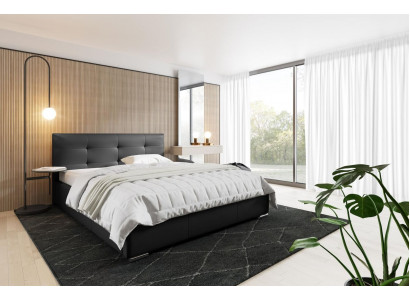 Design de meubles de luxe lit double de l'hôtel moderne Lit de chambre Lits Cadre de lit nouveau