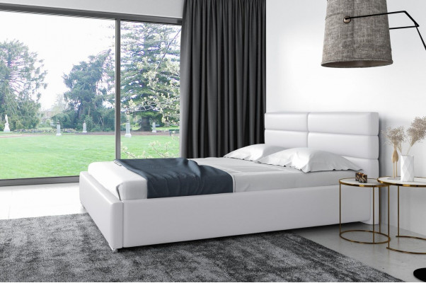 Cadre de lit design en bois Double lit Hôtel Moderne Chambres à coucher Lits Lit rembourré